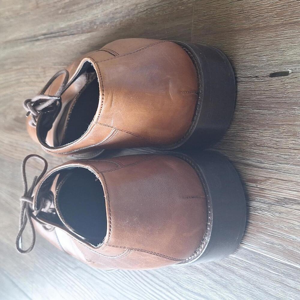Johnston And Murphy Brown Dress Shoe Size 10.5 - Picture 4 of 6